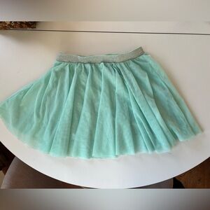 Mint Green Tulle/jersey Skirt